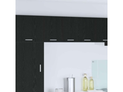 Vidaxl Armário Suspenso Carvalho Preto E Branco 30 X 31 X 40 Cm