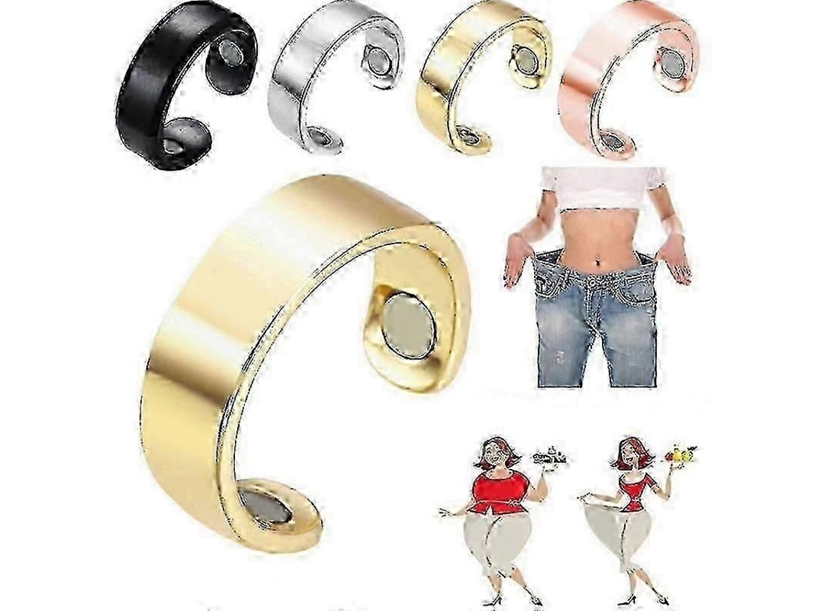Anel Magnético para Terapia da Menopausa, Ajustável, para Auxiliar no Sono, Modelo Somni Ring, Cor Ouro . TAISHENGDA (2026)