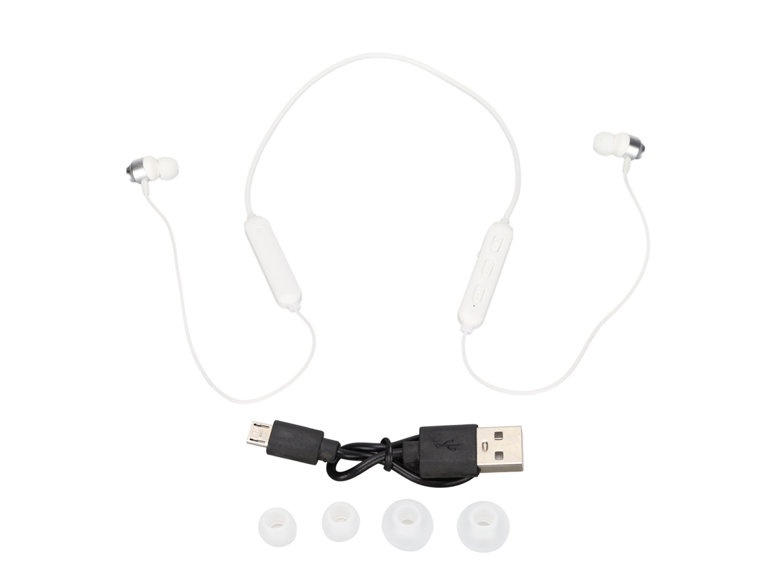 Fones de ouvido Bluetooth com fita cervical, cancelamento de ruído esportivo e microfone EOOCOO