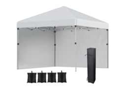 Tenda Pop up Jardim Altura Regulável Proteção Uv30+ 2 Paredes Laterais Bolsa DECORALAR TECH