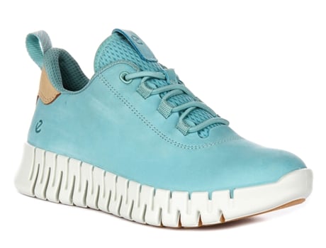 Sapatos De Mulher Ecco Gruuv Regular Fit Pele Azul (40)