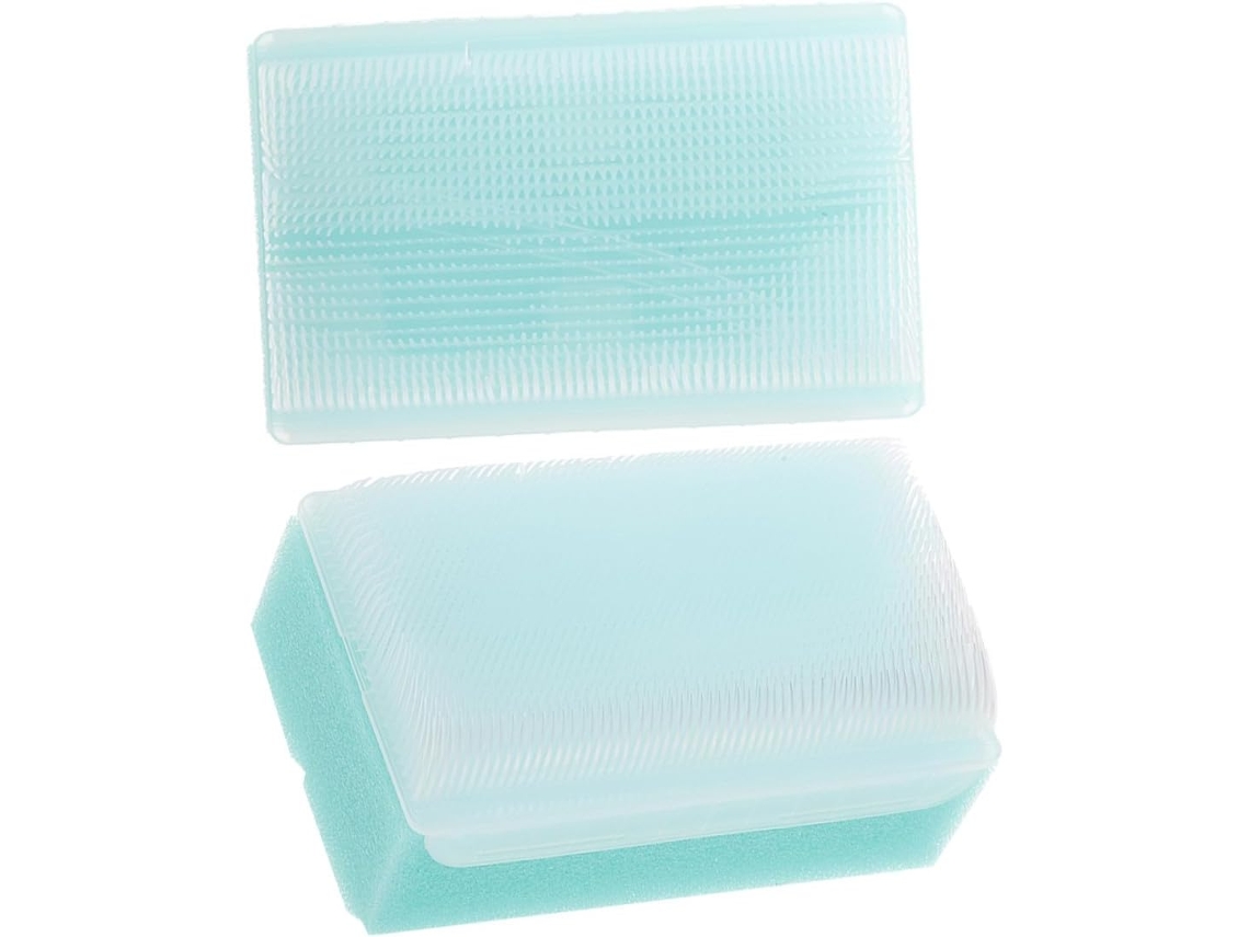 Escova Sensorial Macia E Portátil De 2 Peças Para Banho, Massagem Tátil, Higiene E Treinamento Sensorial, Esponja Macia