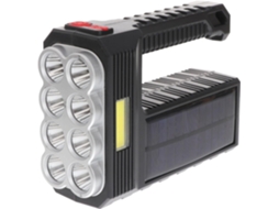 Lâmpada Solar Led Portátil Recarregável De 1200 W, Lâmpada De Camping Portátil Em Abs.