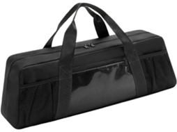 Estojo Organizador Para Utensílios De Churrasco, Bolsa De Armazenamento Longa Com Bolso Frontal Zíper, Bolsos Laterais