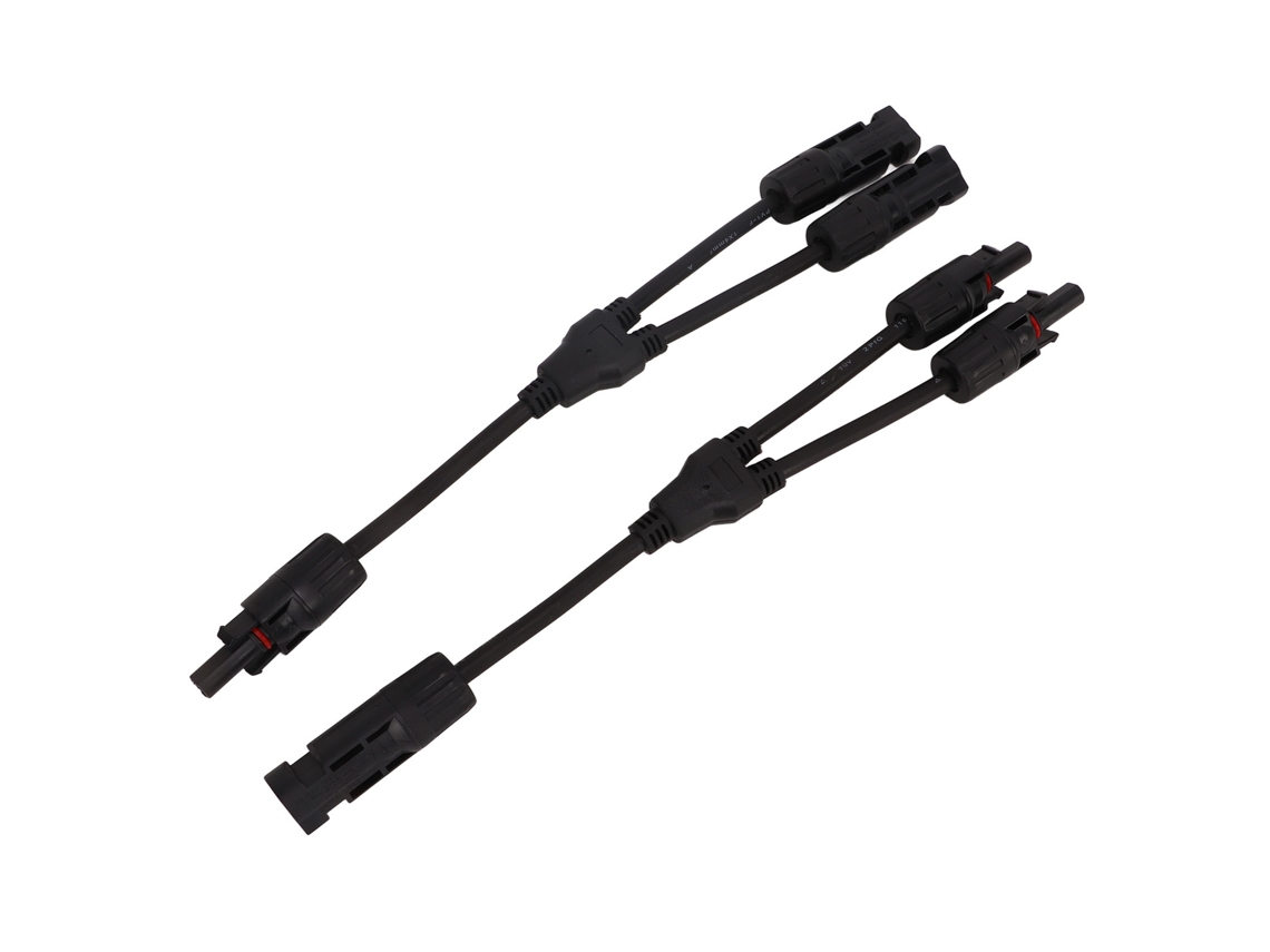 Conector solar fotovoltaico Laxiscreed com conexão rápida e à prova d'água.