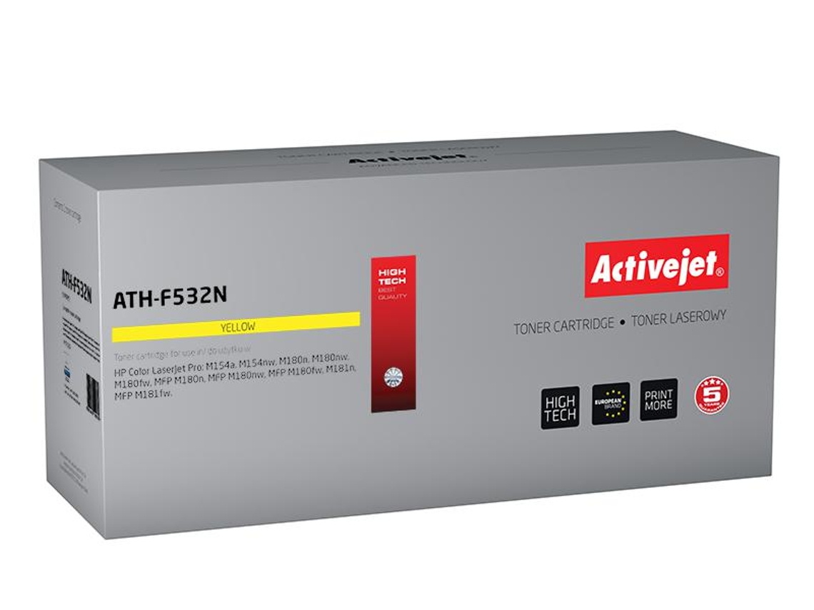 Activejet Ath-F532N Toner 1 Unidades Compatível Amarelo