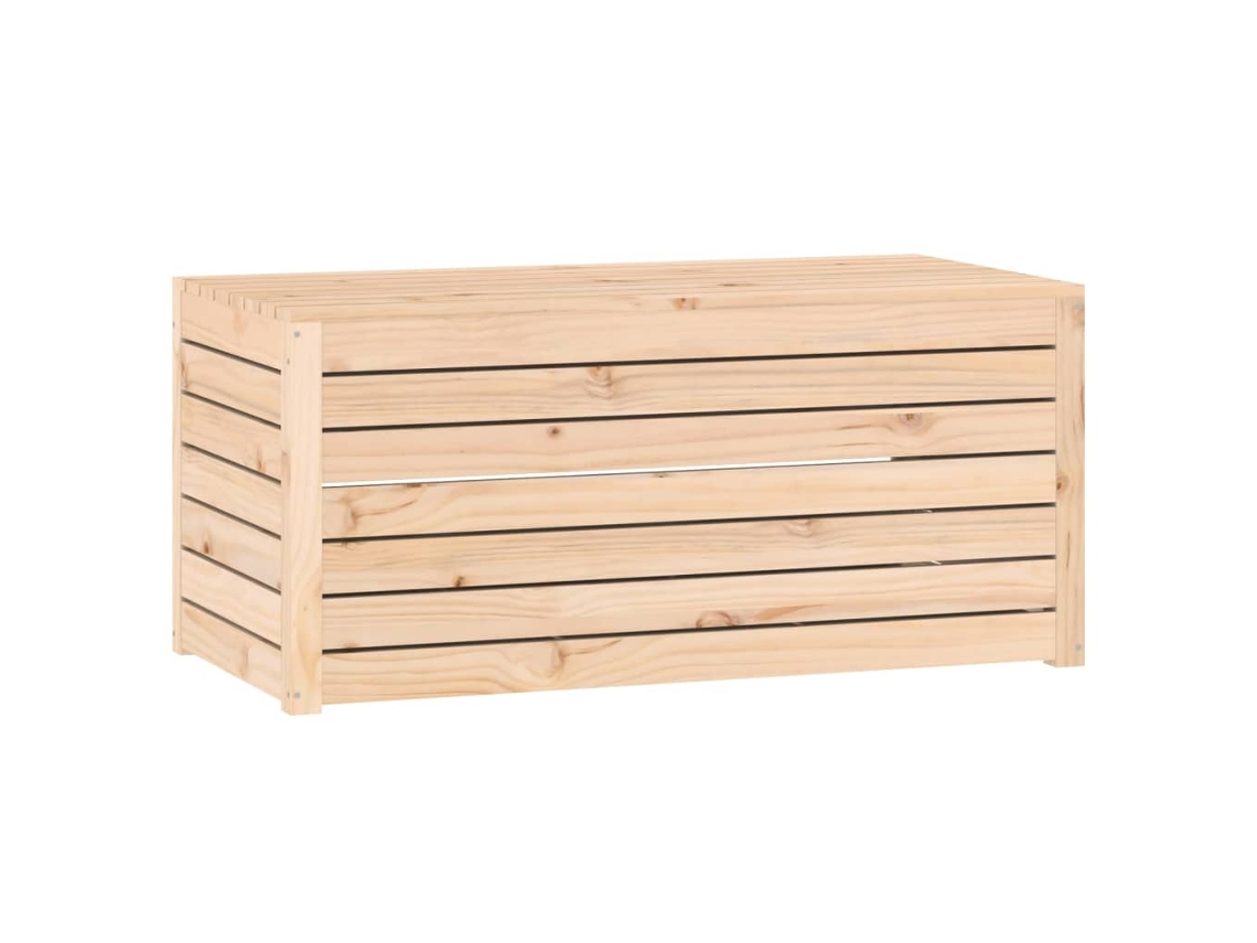 Caixa de Jardim Madeira de Pinho Maciça MAISON EXCLUSIVE (101x50,5x46,5 cm)