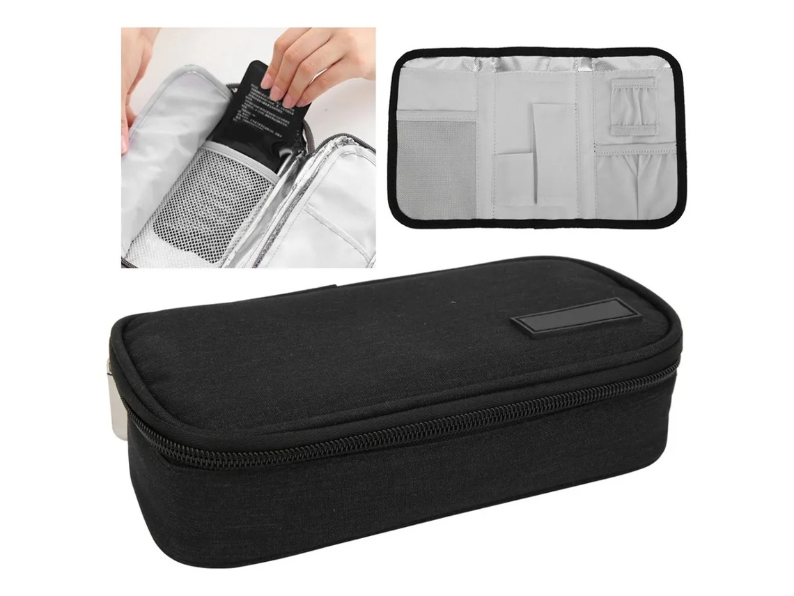 Lurelia Bolsa Refrigerada Para Insulina Com Almofada De Álcool Impermeável