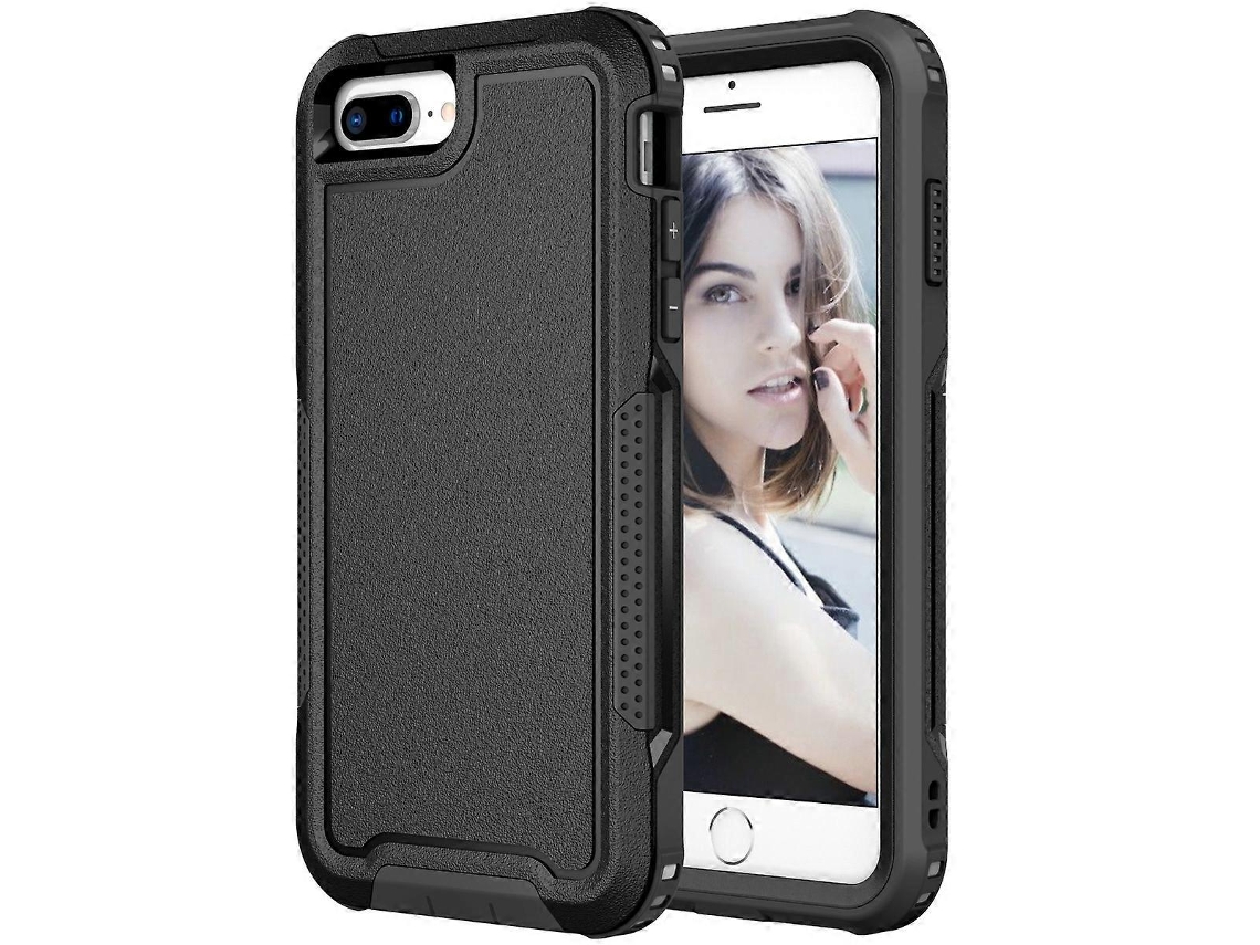 Para Iphone 6 Plus / 7 Plus / 8 Plus 3 Em 1 Pc Capa De Telefone Tpu À Prova De Choque