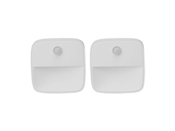 Rebe-2 Peças De Luz Noturna Led Com Sensor De Movimento Branco Quente Para Quarto Cozinha Plugue