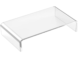 Besportble Suporte para Monitor e Laptop em Acrílico Transparente Espesso, Ergonômico Laptops Monitores, Melho