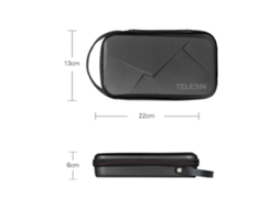 2026 bolsa de Armazenamento Telesin Impermeável para Dji Osmo Action/pocket e Gopro Hero 8/7/6/5, Estojo Portátil Eva
