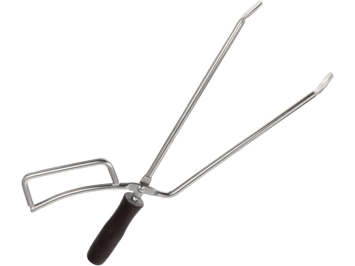 Pinça Para Carvão Sosoport Com Cabo Extensível, Ideal Para Churrascos Ao Ar Livre Em Clima De Verão, Feita Em Aço
