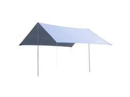 Toldo Portátil 3x3 M. Toldo Impermeável com Sombra Solar para Acampamento. e Beach. Branco Ge