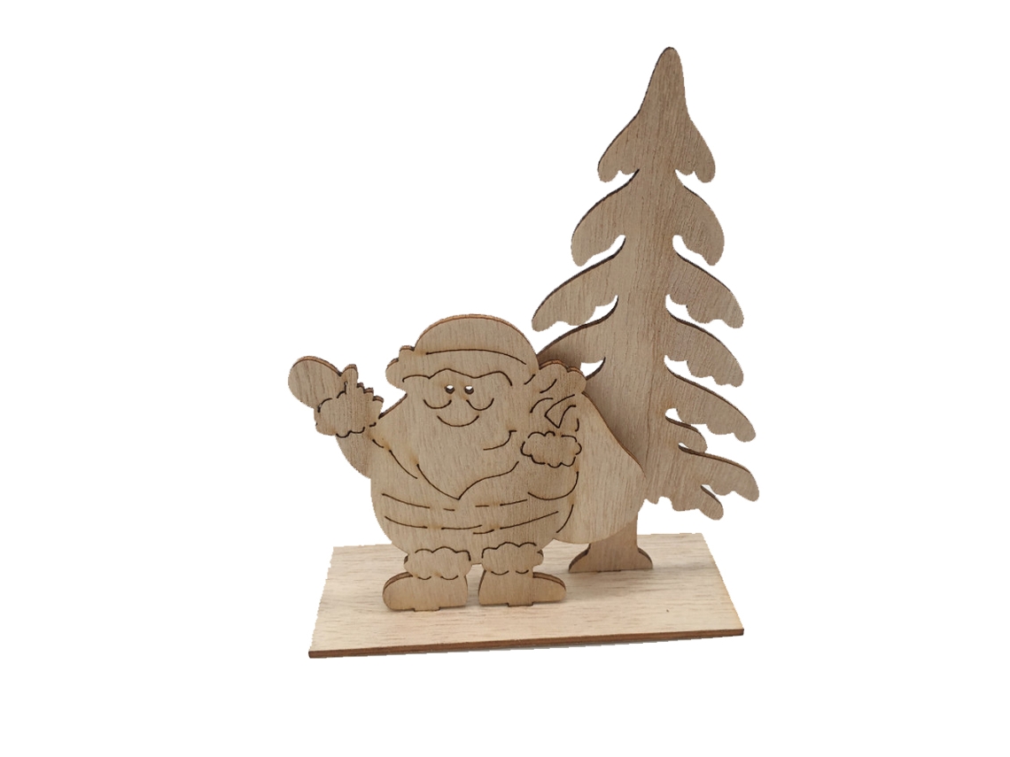 Decorações de Natal Artesanais de Madeira de Qualidade 3