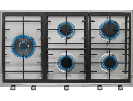 Placa de Gás TEKA EX 90.1 5G AI AL DR (Gás Butano-Propano - 86 cm - Inox)