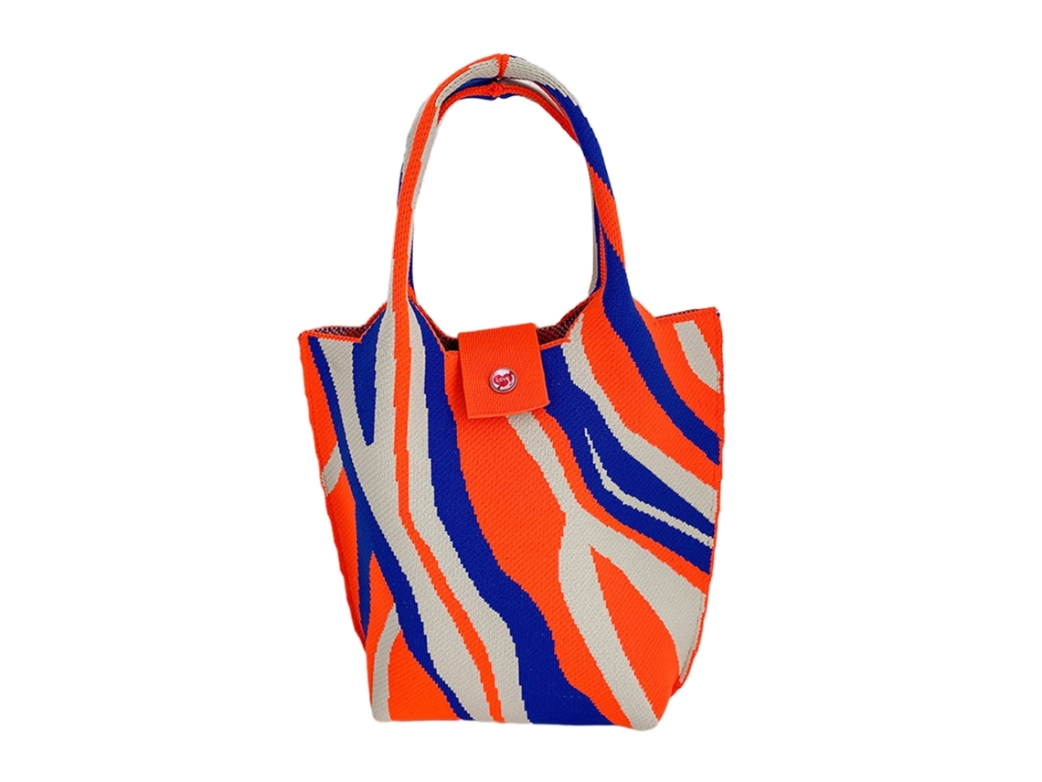 Bolsa Feminina de Tecido Trançado, Ombro, Tote de Grande Capacidade AQUAFORGE