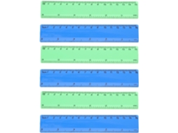 Conjunto De 20 Réguas Escolares Hemobllo Em Pvc, 0-15cm, Régua Linear Para Estudantes, Medição Precisa E Fácil De Ler