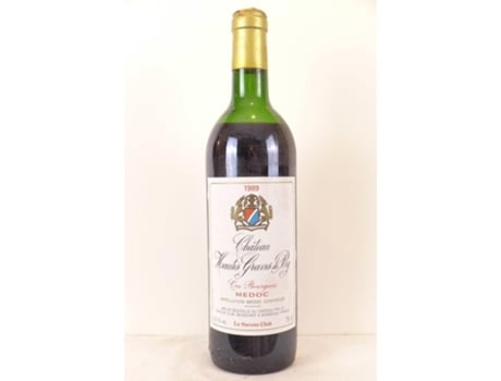 Vinho Tinto CHÂTEAU HAUTES GRAVES DE BY 1989 (75 cl - 1 unidade)
