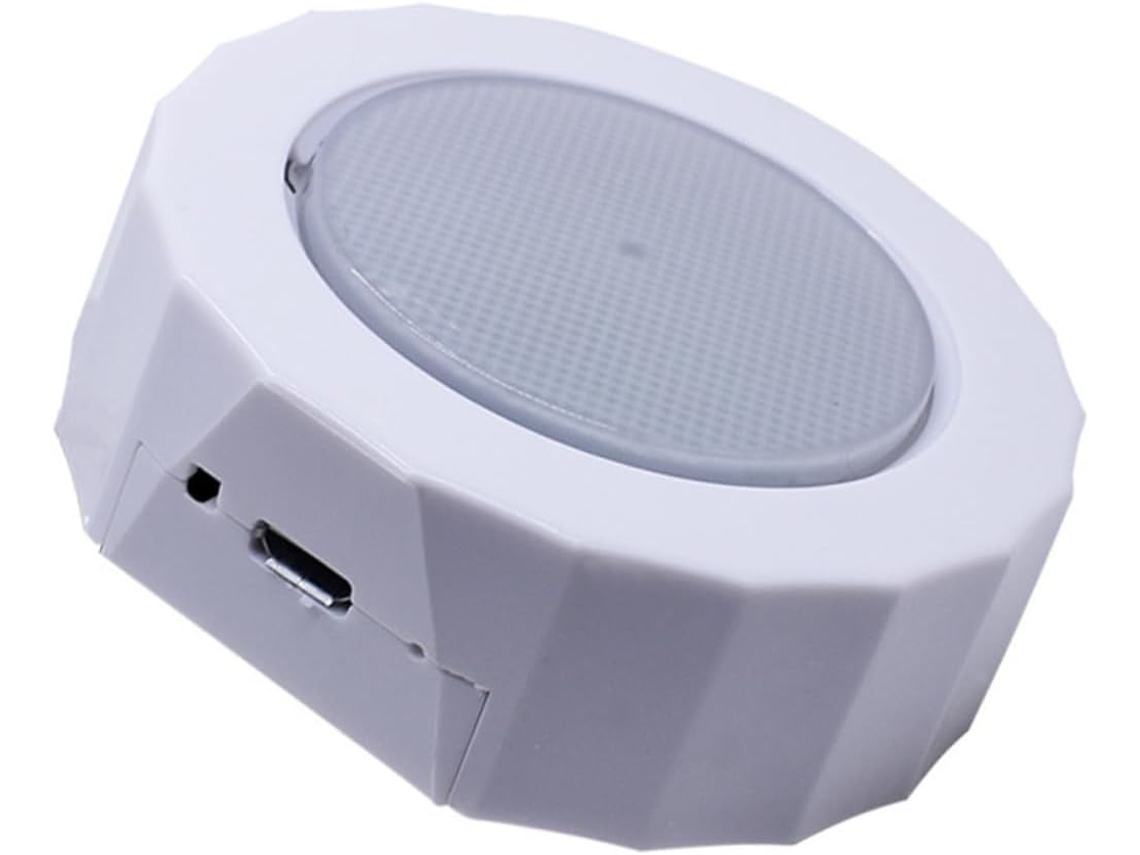 Luminária noturna LED regulável Cabilock EM PVC branca 1 W