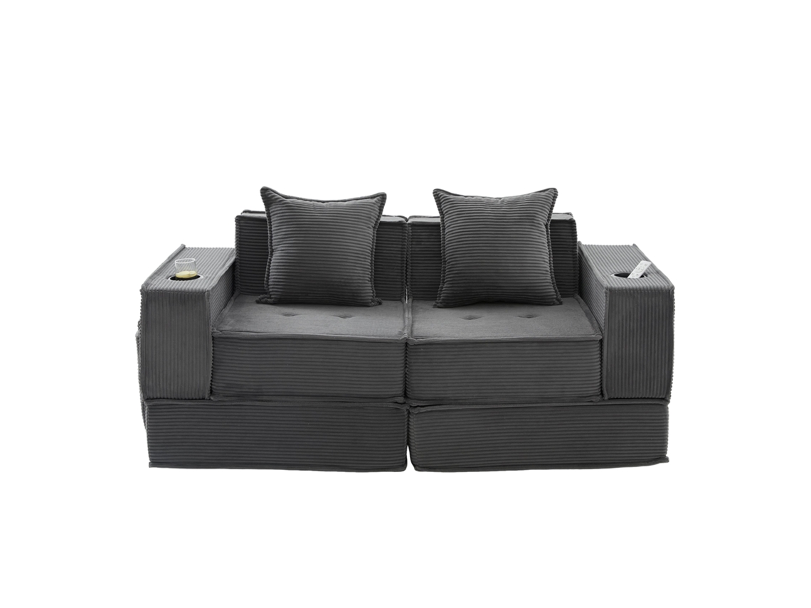 Sofá de couro sintético resistente a arranhões, estilo nórdico retrô, minimalista, luxuoso ORBITRA COMMERCE