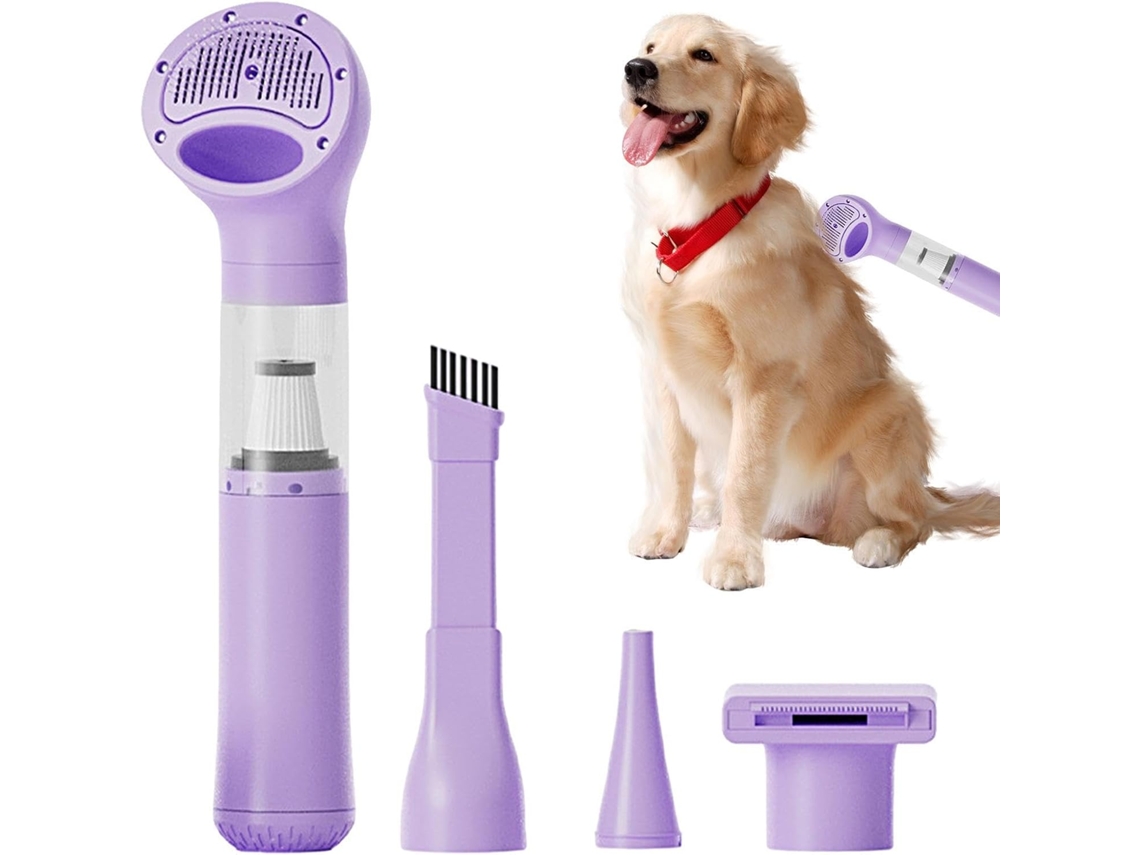 Aspirador De Pó Para Higiene Canina Com Múltiplos Bicos, Ferramenta Portátil Sem Fio