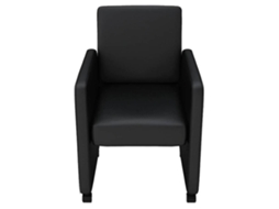 Cadeiras de Jantar 4 Pcs Couro Artificial Preto MAISON EXCLUSIVE