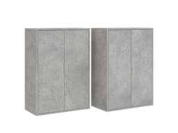 Sideboard, Sideboards Vidaxl Cinzeto Madeira Processada (n/a)