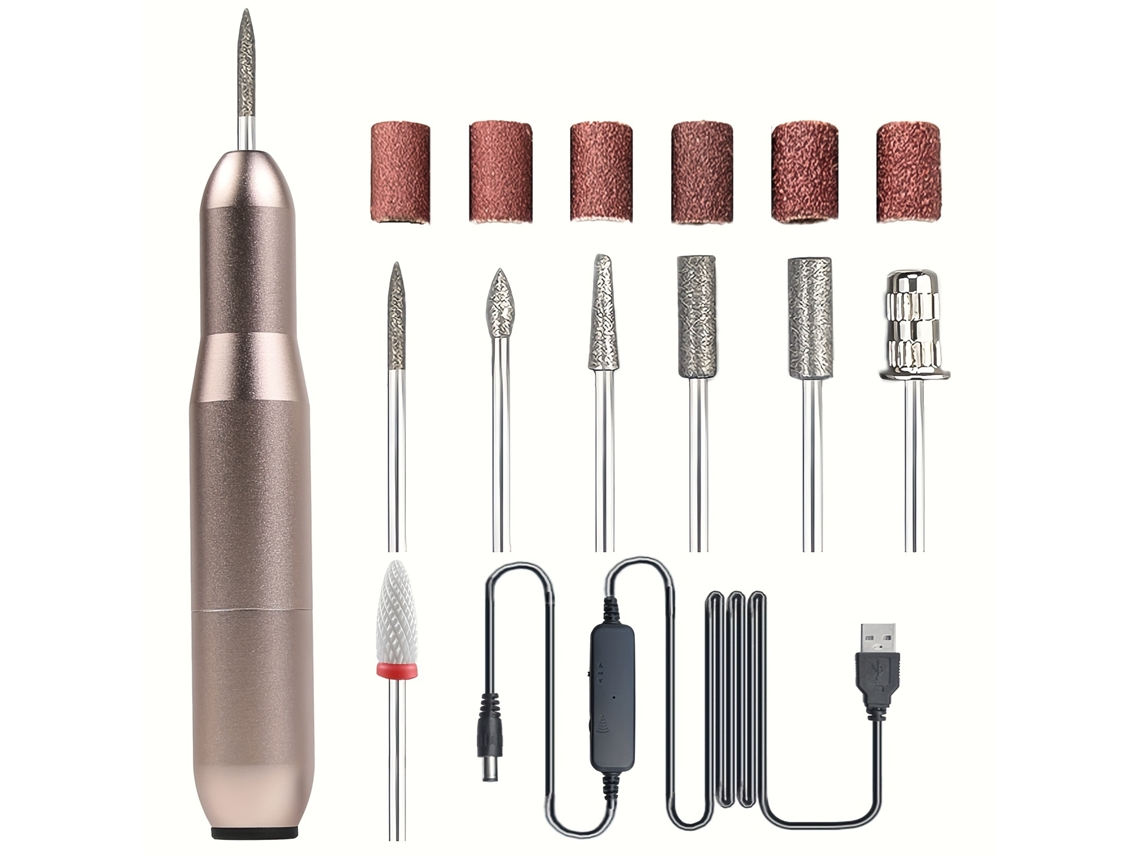 Conjunto Profesional Brocas Eléctricas Uñas, Kit Cuidados Uñas, Uso Doméstico Salones Belleza STELASPLEN