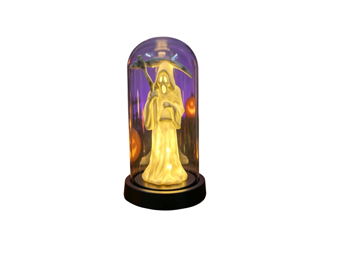 Decoração De Halloween Laxiscreed Com Abóbora, Fantasmas E Luzes Para Ambiente Assustador E Festas