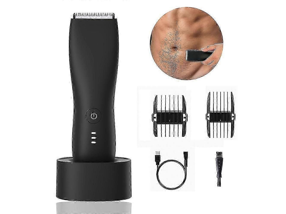 Aparador De Cabelo Corporal Para Homens Corpo Elétrico Noivo Usb Recarregável Cortador De Cabelo Impermeável Homens Higiene