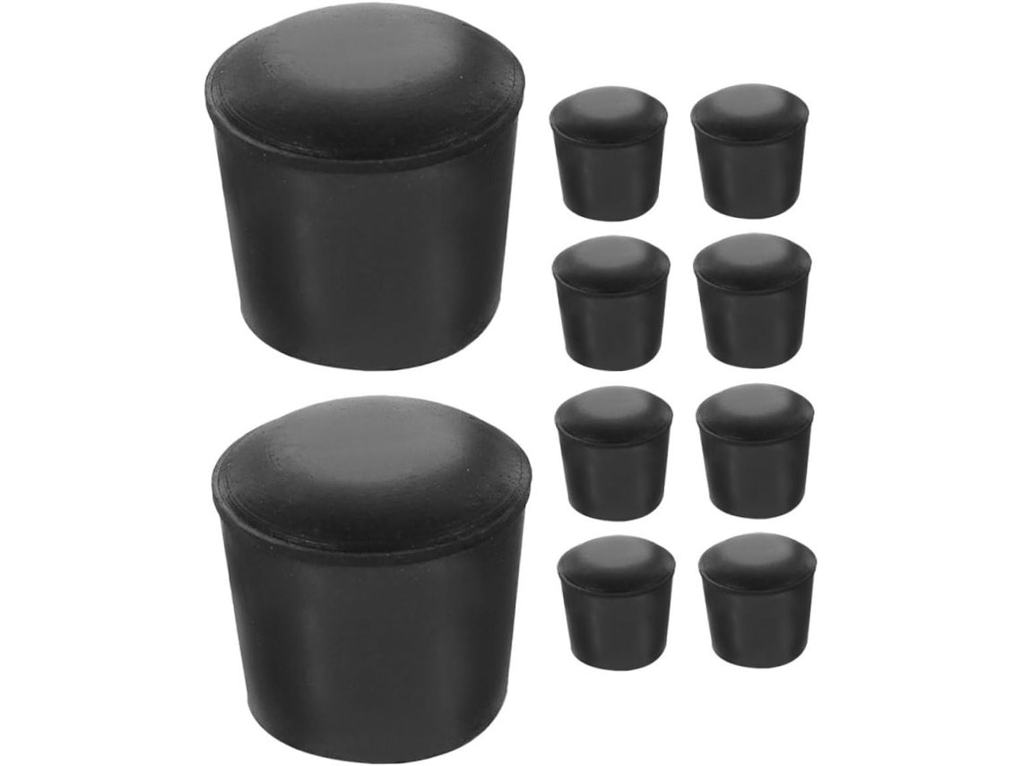 Capas Protetoras De Borracha Ipetboom Para Pés Móveis Cozinha, Antiderrapantes E Resistentes Ao Desgaste, Pacote Com 10 Unidades