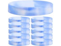 20-pulseiras De Silicone Lisas, Sem Texto