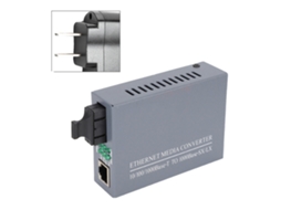 Conversor De Fibra Óptica Transceptor Ethernet Gigabit Modo Simples