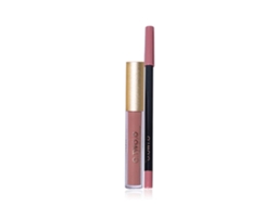 Labial Líquido Mate Waterproof + Lápis Labial Duradero 6 - Maquillaje Cosmético Labial