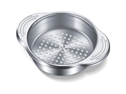 Escorredor de lata de atum Linjou, em aço inoxidável 304 com cabo antiderrapante para alimentos enlatados.