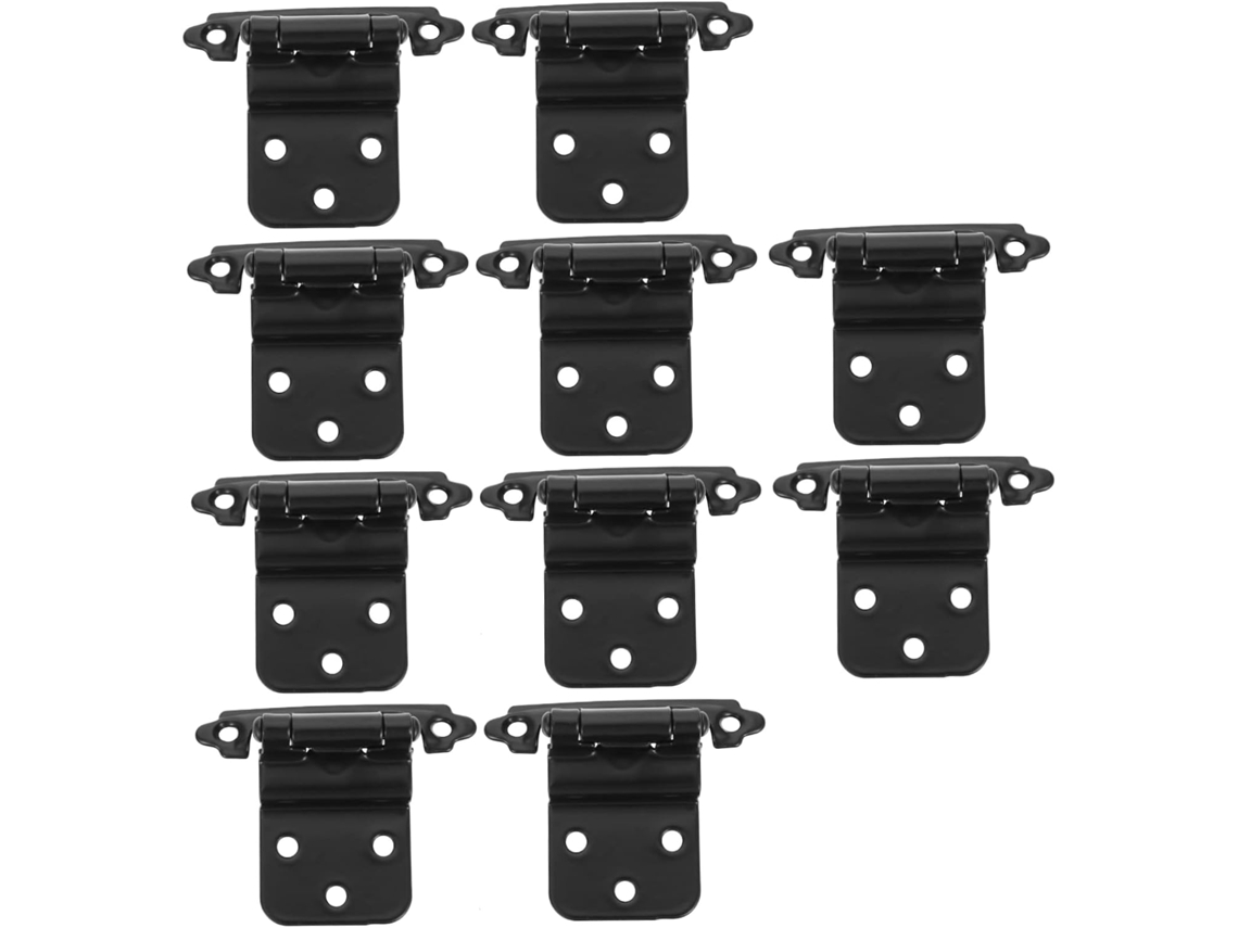 Conjunto De 10 Dobradiças Montagem Frontal Para Armários, Com