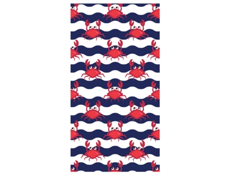 Toalha CERDÁ Cangrejos microfibra