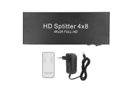 Switch Splitter Hdmi 4x8 4k LAXISCREED Controle Remoto