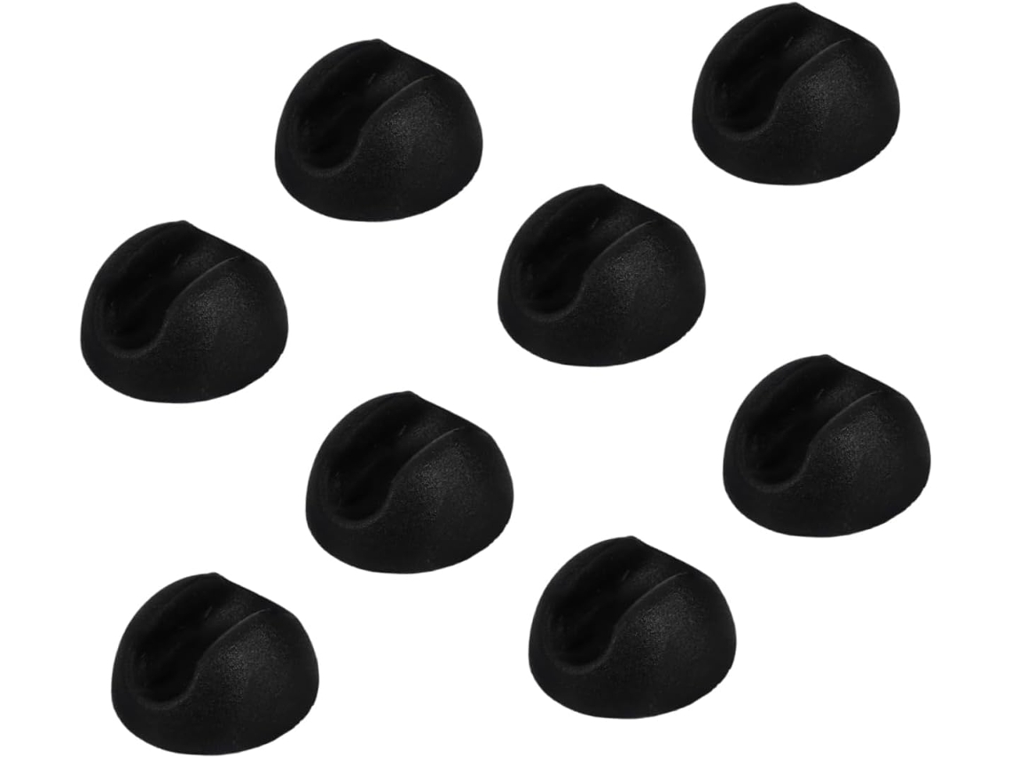 Lurrose Conjunto De 8-protetores Pés Mesa E Cadeira Em Pvc Antiderrapante Com Formato Hemisférico Para Móveis Diy