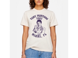 Rockinstone Scarface Movie Miami 83 Solid Natural Adult T-shirt Size:xl
