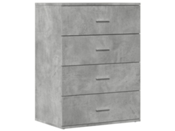 Sideboard, Sideboards Vidaxl Cinzeto Madeira Processada (n/a)