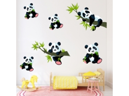 Adesivos De Parede De Panda E Bambu Decalques De Animais Para Quarto Infantil P Aquaforge