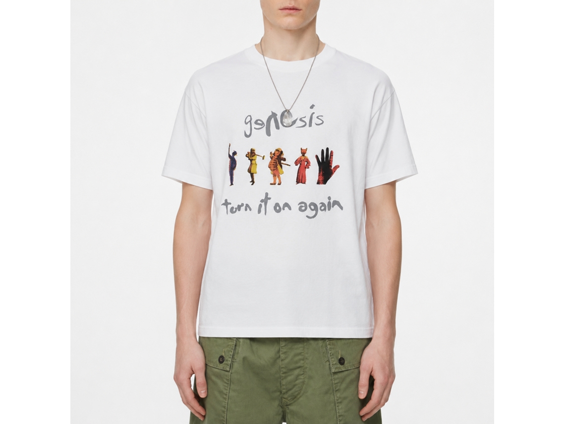 Genesis Turn It On Again T-shirt Unisex Adults Size:xl