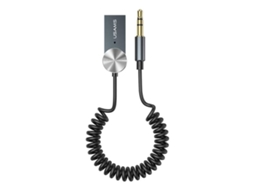 Adaptador Receptor De Áudio Auxiliar Bluetooth 5.0 A2dp Preto