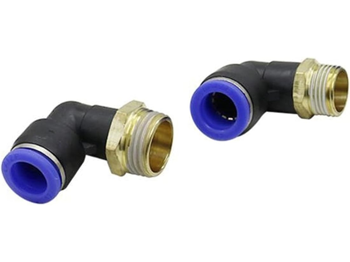 Adaptador de Conector Mangueira Diâmetro 6/8/10/12mm 1/8'' 1/4'' 3/8'' 1/2'' Contador Irrigação Jardinagem Possui | S/MARCA