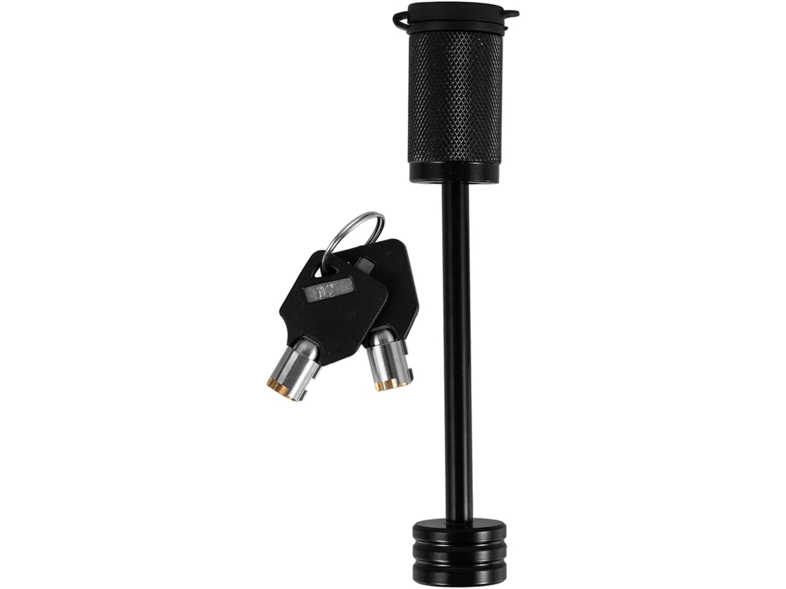 Conjunto De Travas De Engate De Reboque De Metal Preto Reforçado De 1/4 De Polegada