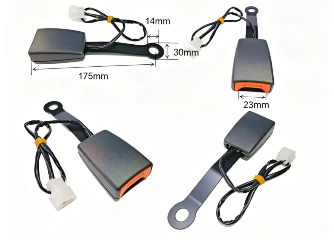 Fivela Universal De Cinto De Segurança Para Automóvel De 173 Mm