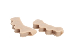 Corretor de Joelho de Hálux Valgus Silicone 2pcs