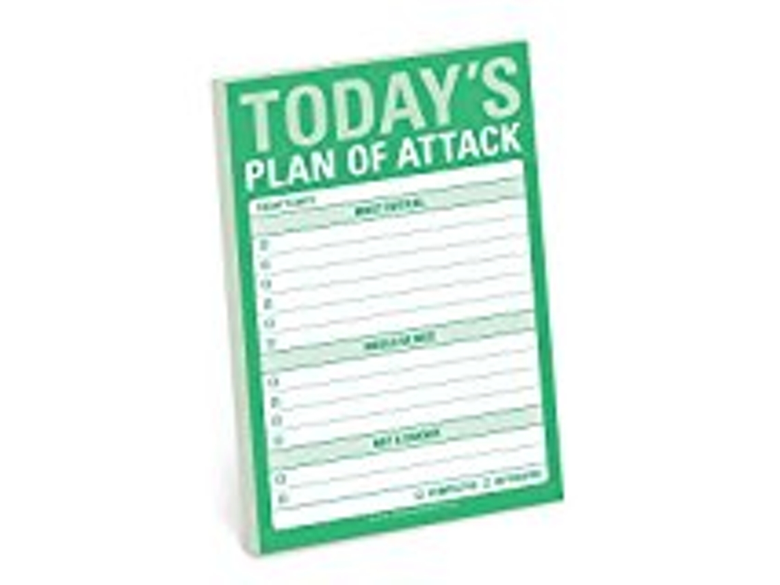 Livro Knock Knock Todays Plan of Attack Great Big Stickies de Knock Knock (Inglês)